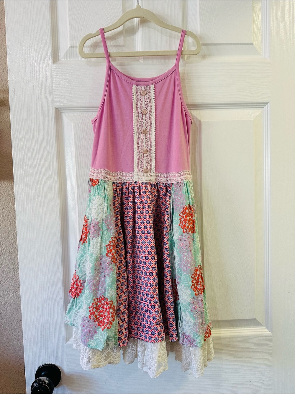 Matilda Jane Tank Dress Size 10 Paint By Numbers Lace Twirly